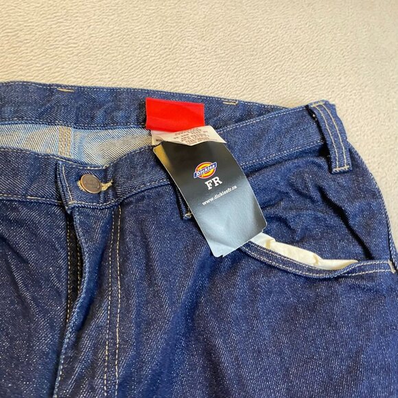 Dickies Mens Carpenter Jeans Size 36X32 Relaxed 2112 Cat 2 Fit Flame-Resistant - Picture 11 of 16